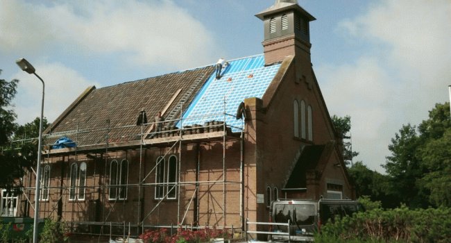Renovatie PKN Kerk 'De Regenboog'te Oudehorne